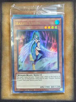 Yugioh Harpie Queen LART-EN021 Ultra Rare Lost Art Promo Limited Edition SEALED - Image 1