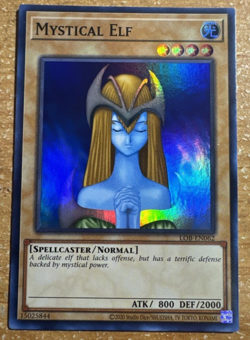 Mystical Elf Yu-Gi-Oh! LOB-EN062 Super Rare - Image 1