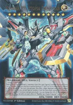 1x Number 99: Utopia Dragonar (Overframe) | RA05-EN144 | UR | 1st | NM | YuGiOh - Image 1