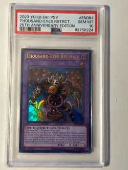 2023 Yu-Gi-Oh Pharoah's Servant Thousand-Eyes Restrict EN084 - PSA 10 - Image 1