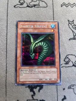 Yu-Gi-Oh! Sinister Serpent Prismatic Secret Rare LP SDD-002 - Image 1