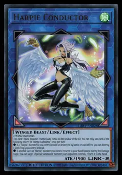 Yugioh Harpie Conductor LART-EN026 Limited Edition Ultra Rare NM - Image 1