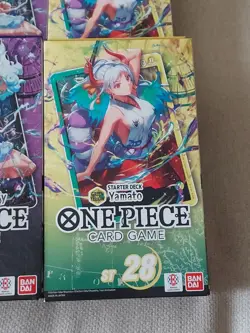~LOT OF 6~ ONE PIECE TCG: STARTER DECK BUNDLE ST-23-26-28 SHANKS YAMATO MONKEY - Image 3