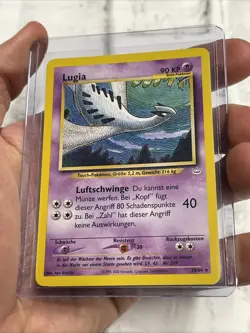 Pokemon Lugia 20/64 Pokemon Neo Revelation Rare German Card Vintage WOTC TCG NM - Image 2