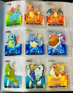 Set 161 Pikachu Charizard Pokemon Clear Card Vintage Nintendo Bandai Japanese - Image 2