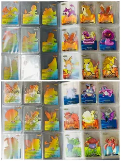 Set 161 Pikachu Charizard Pokemon Clear Card Vintage Nintendo Bandai Japanese - Image 3