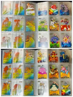 Set 161 Pikachu Charizard Pokemon Clear Card Vintage Nintendo Bandai Japanese - Image 5