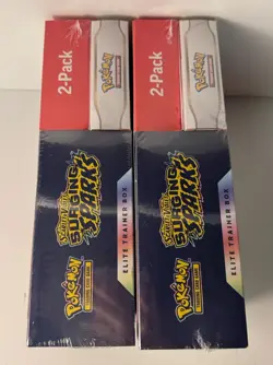 LOT OF 2 - Pokemon Surging Sparks ETB & Booster Bundle Costco 2 pack Fac Sealed - Image 4