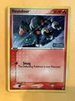 Pokemon TCG English Card ex Unseen Forces Houndour 60/115 Reverse Holo Stamped - Image 1
