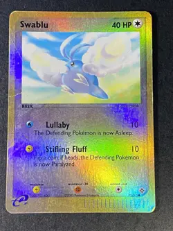 Pokemon TCG Swablu EX Dragon Reverse Holo Common Card 75/97 MP - Image 2