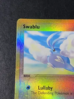 Pokemon TCG Swablu EX Dragon Reverse Holo Common Card 75/97 MP - Image 3