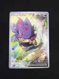 N's Zorua 189 Sv: Scarlet & Violet Promo Card Holo - Image 1