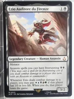 MTG Ezio Auditore Da Firenze 025 Showcase Assassins Creed Magic The Gathering - Image 1