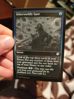 MTG Otherworldly Gaze Silver Screen FOIL Innistrad Double Feature NM - Image 1