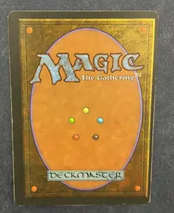MTG MISPRINT MISCUT ERROR ICE AGE MINION OF TEVESH SZAT OFF CENTER HARD TO FIND - Image 2