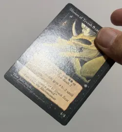 MTG MISPRINT MISCUT ERROR ICE AGE MINION OF TEVESH SZAT OFF CENTER HARD TO FIND - Image 3