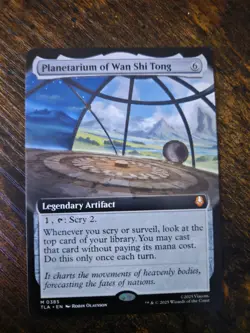 Planetarium of wan shi tong Extended Art NM - Magic MTG TLA - Image 1