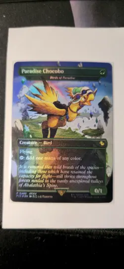 Paradise Chocobo - Birds of Paradise (Borderless) Commander: FF Promo Foil - Image 1