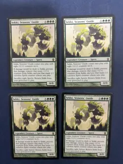 MTG 4X SAVIORS OF KAMIGAWA SEKKI SEASONS' GUIDE MAGIC THE GATHERING RARE GREEN - Image 1