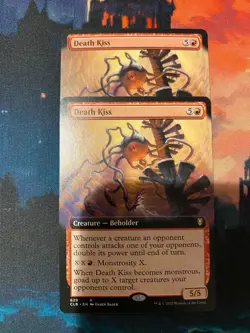 MTG Battle For Baldurs Gate Death Kiss Extended Art x 2 - Image 1