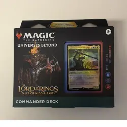 Magic: The Gathering Lord of the Rings Commander Deck Sauron Foil-Etched - Image 1