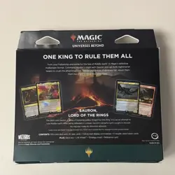 Magic: The Gathering Lord of the Rings Commander Deck Sauron Foil-Etched - Image 2