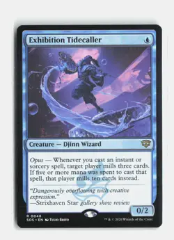 Exhibition Tidecaller 48 Secrets of Strixhaven MTG NM - Image 1