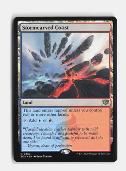 Stormcarved Coast 263 Secrets of Strixhaven MTG NM - Image 1