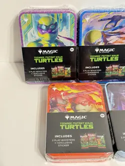 MTG TMNT Teenage Mutant Ninja Turtles Mini Tins Factory Sealed New Release 2026 - Image 2