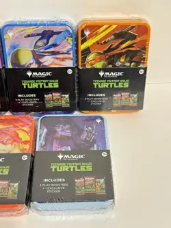 MTG TMNT Teenage Mutant Ninja Turtles Mini Tins Factory Sealed New Release 2026 - Image 3
