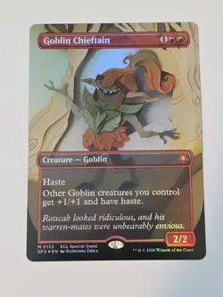 Goblin Chieftain (Borderless) Special Guests Foil - Image 1