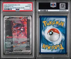 2025 POKEMON BLK EN-BLACK BOLT SPECIAL ILLUSTRATION RARE #169 GENESECT EX PSA 10 - Image 3