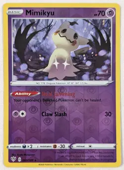Mimikyu 81/189 Darkness Ablaze Pokemon Reverse Holo - Image 1