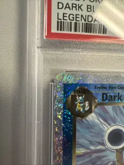 2002 POKEMON LEGENDARY COLLECTION #4 DARK BLASTOISE-REVERSE FOIL PSA 6 - Image 3