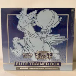 Chilling Reign ETB Ice Rider Calyrex Elite Trainer Box Factory Sealed Pokemon - Image 1