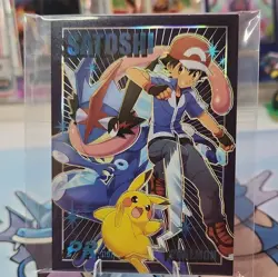 Pokemon Satoshi 105/888 Serialized Mengka Hit Card Ash Ketchum Greninja Pikachu - Image 1