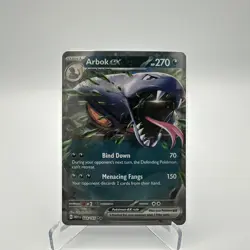 Pokemon TCG Arbok ex Scarlet & Violet-151 024/165 Holo Double Rare - Image 1
