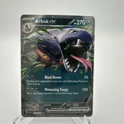 Pokemon TCG Arbok ex Scarlet & Violet-151 024/165 Holo Double Rare - Image 2