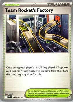 Team Rocket's Factory Uncommon SV10: Destined Rivals 173/182 NM Pokemon - Image 1