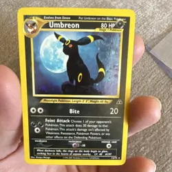 Pokemon Umbreon 13/75 Holo Rare Neo Discovery **Heavily Played** (Read Comments) - Image 1