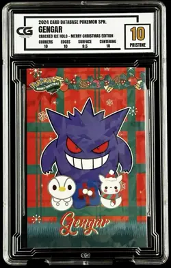 5X SLAB LOT: Pokemon CG 10 Pristine GENGAR Christmas Data TCG XMAS - Image 1