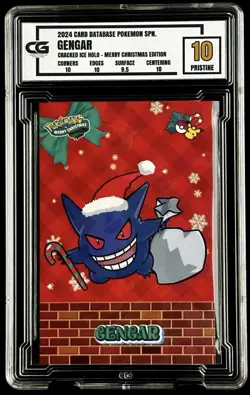 5X SLAB LOT: Pokemon CG 10 Pristine GENGAR Christmas Data TCG XMAS - Image 5