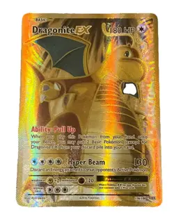 *GOLD* Dragonite EX 106/108 Full Art Ultra Rare Pokemon TCG - Image 1