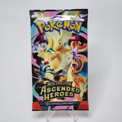 HEAVY! 22.61g Pokemon TCG Ascended Heroes Booster Pack (FACTORY SEALED) - Image 3