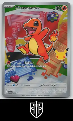 Pokemon - Charmander 038 Mega Evolution - Holo Black Star Promo - NM - Image 1