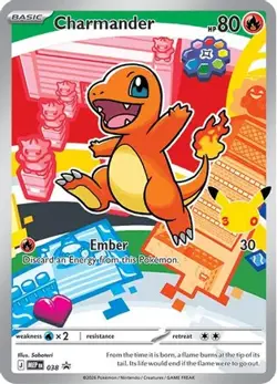 Pokemon - Charmander 038 Mega Evolution - Holo Black Star Promo - NM - Image 4