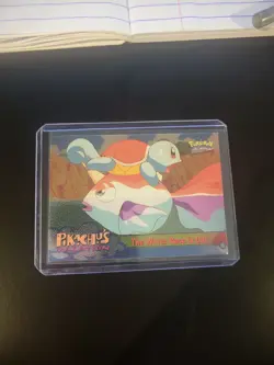 The Water Race Is On! 47 Holo Topps Pokemon Movie Pikachu's Vacation Foil - Image 3