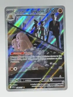 Pokemon Team Rocket's Dugtrio 239/217 Illustration Rare ME: Ascended Heroes NM - Image 1