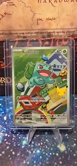 Pokemon First Partner Illustration Bulbasaur #37 Black Star Promo - Image 3