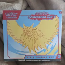 Scarlet & Violet Paradox Rift Elite Trainer Box Roaring Moon Pokemon TCG - Image 1